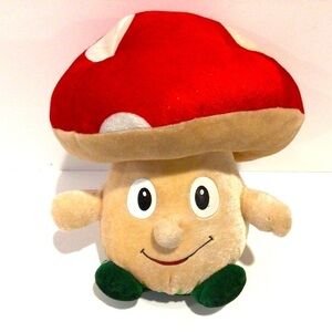 2/$20 Toy Factory mushroom plush 9”